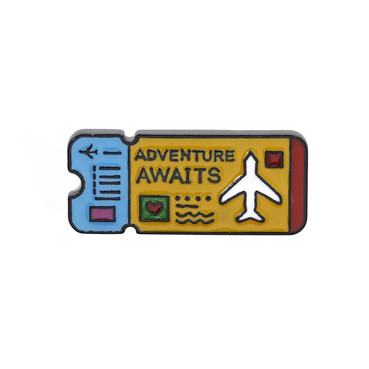 Adventure Awaits Enamel Pin