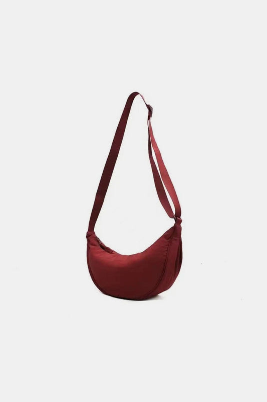 Zenana Crescent Crossbody Bag (Color Options)