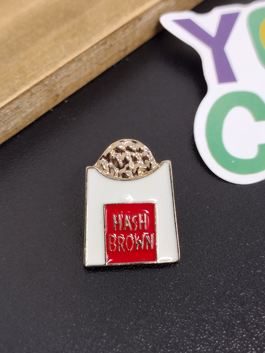 Hashbrown Enamel Pin