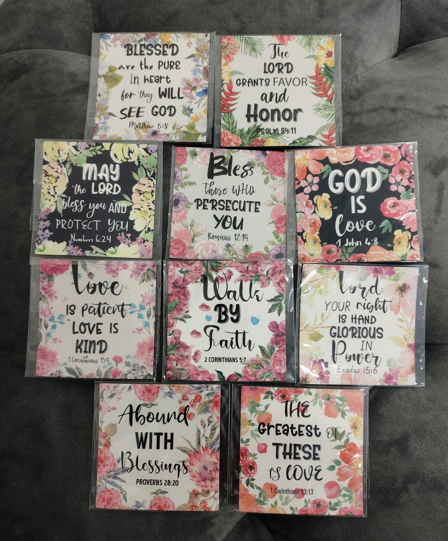 Scripture Square Magnets