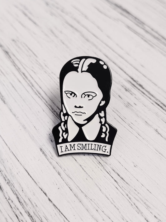 The Addams Family Wednesday Enamel Pin