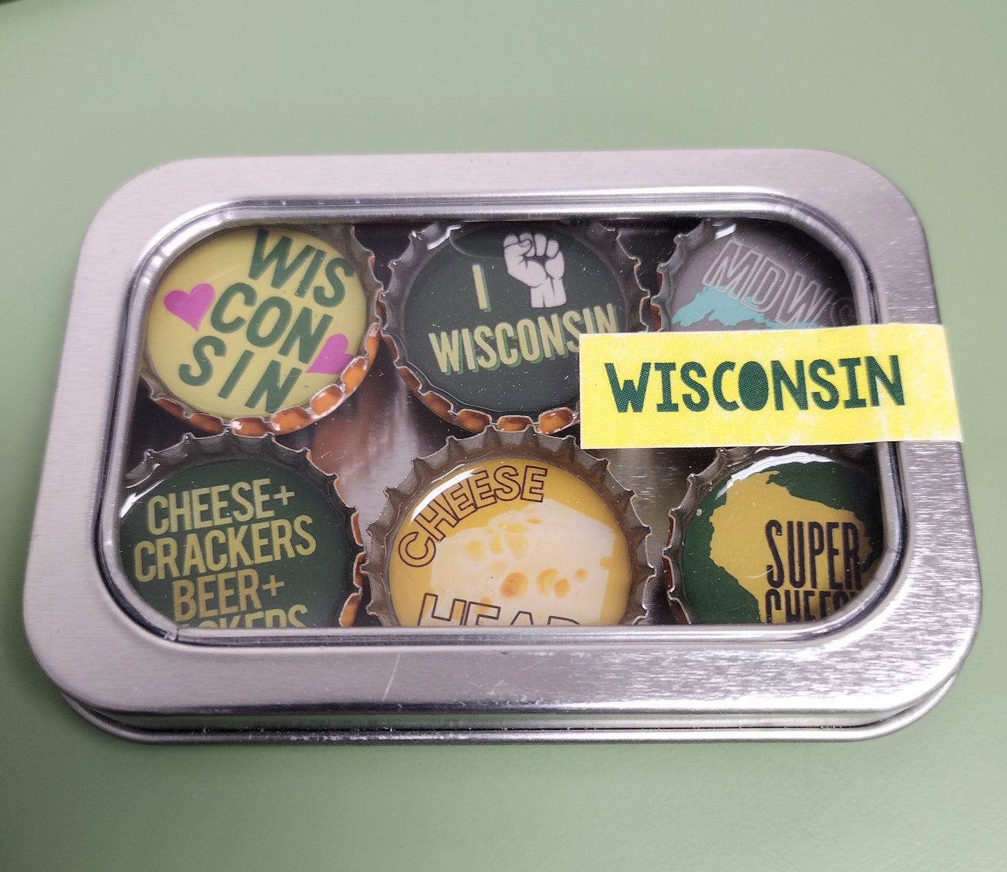 Wisconsin Magnet Set by Kate's Magnets