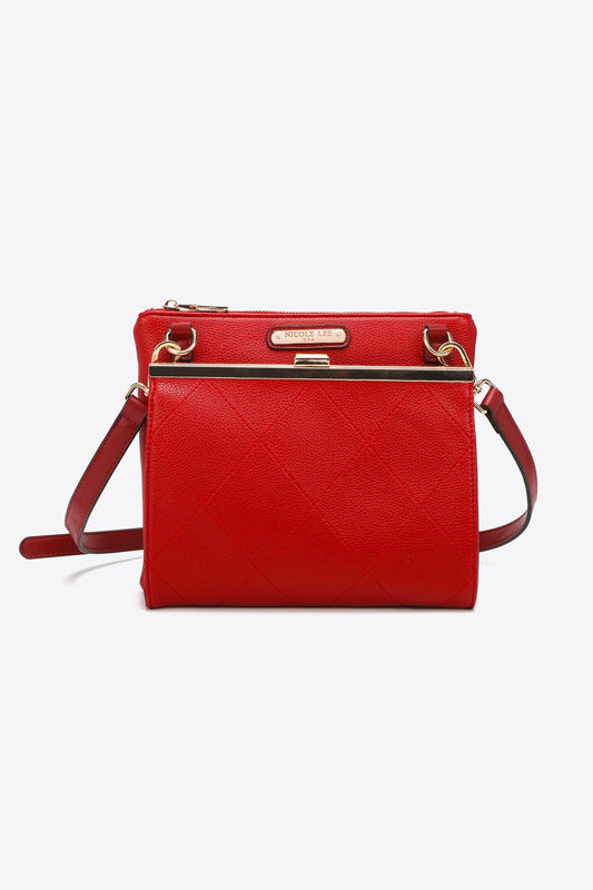 Nicole Lee USA All Day, Everyday Handbag in Red