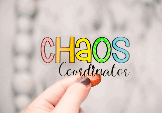 Chaos Coordination Vinyl Sticker