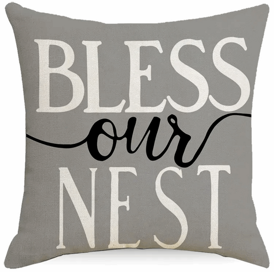 Bless Our Nest Pillowcase