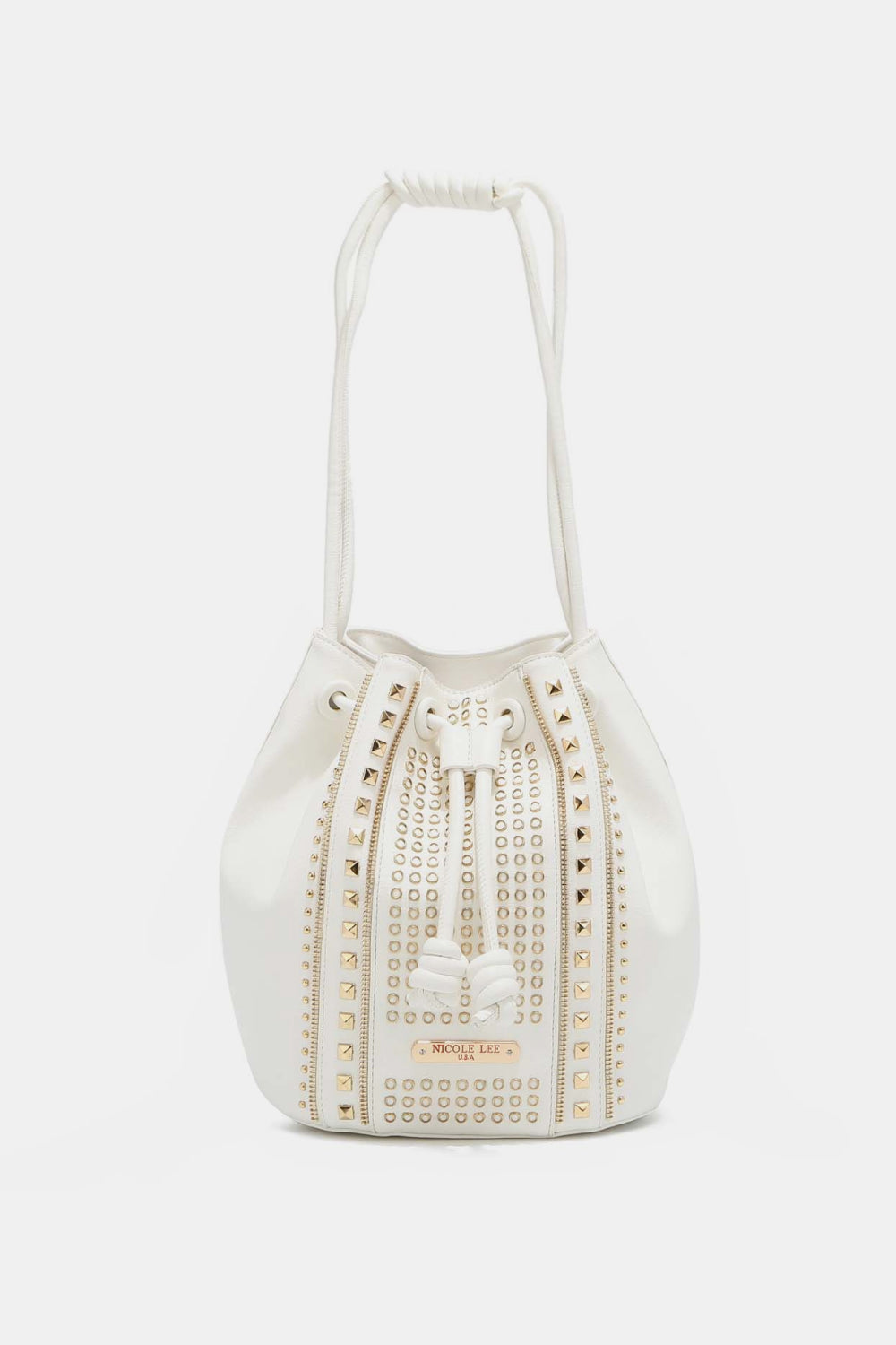 Nicole Lee USA Amy Studded Bucket Bag (Color Options)