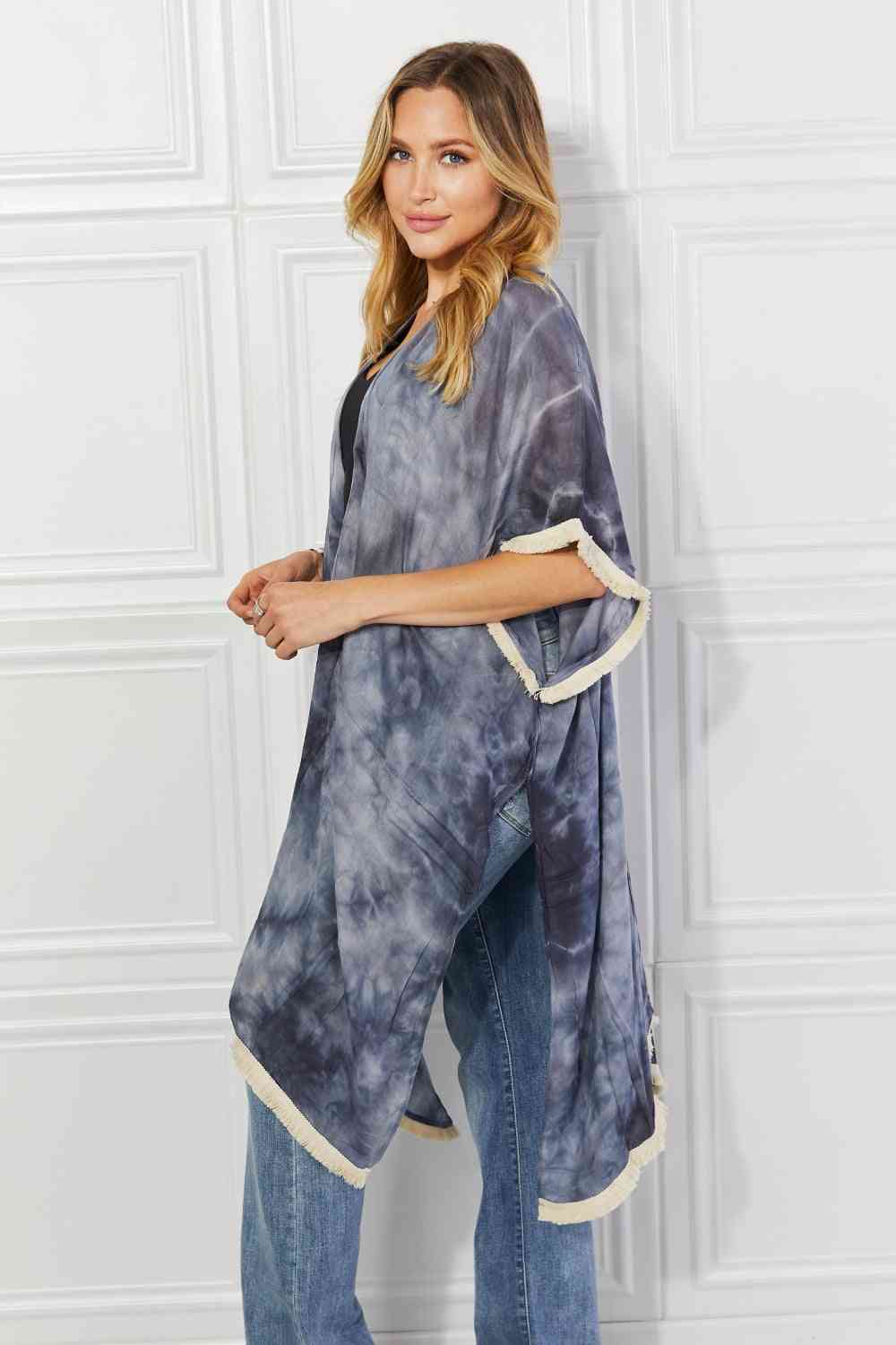 Justin Taylor Cloud Rush Swim Cover-Up Kimono