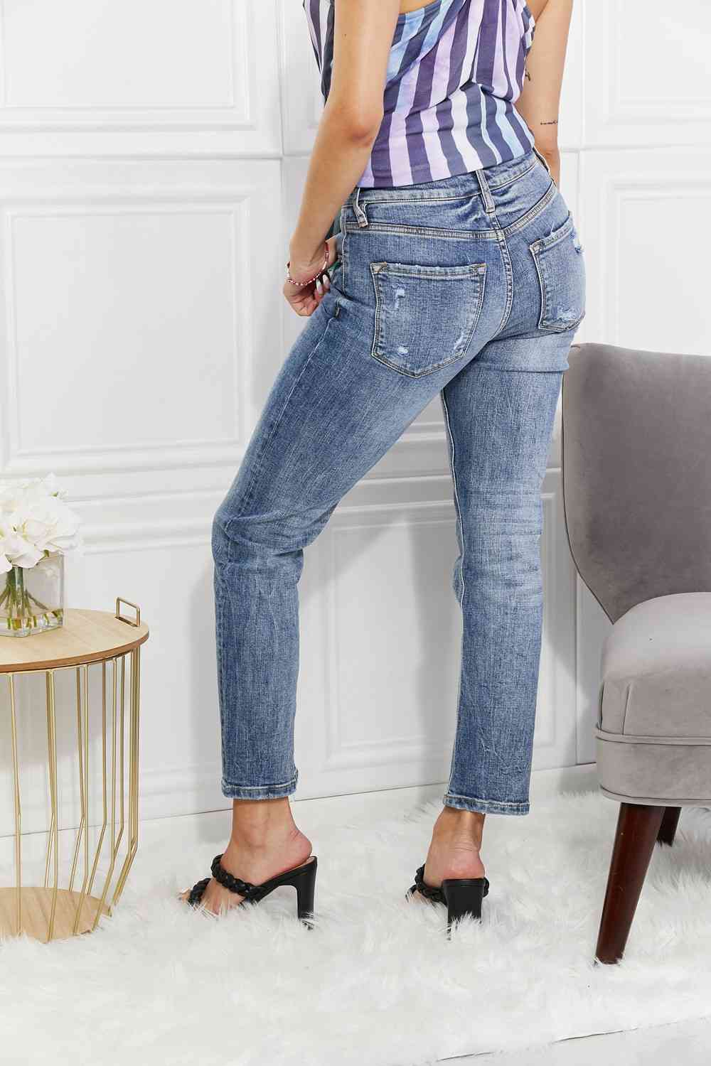 Kancan Amara High Rise Slim Straight Jeans (0, 1, 3, 5, 20w or 22w)