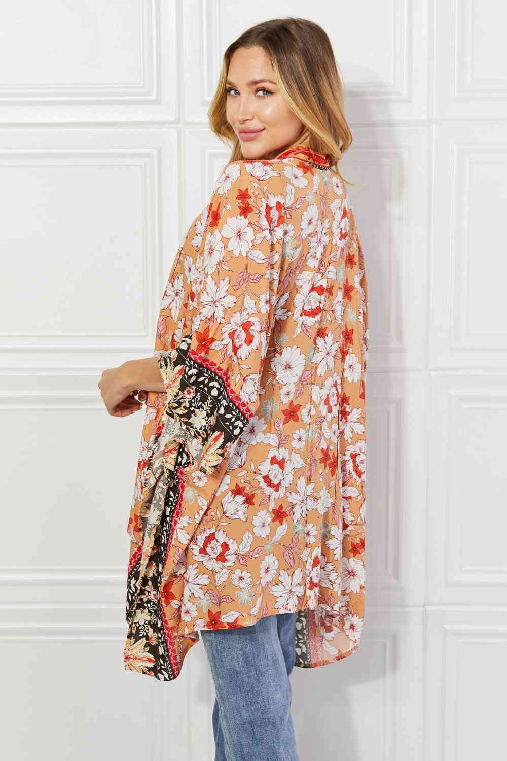 Justin Taylor Peachy Keen Cover-Up  Kimono