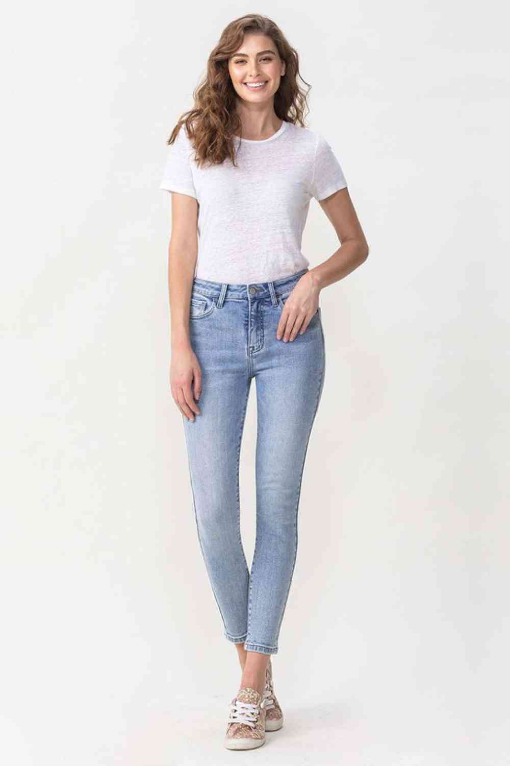 Lovervet Talia High Rise Crop Skinny Jeans (28-22w)