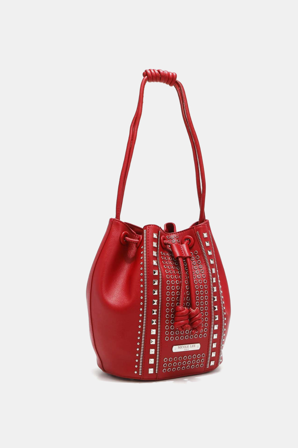 Nicole Lee USA Amy Studded Bucket Bag (Color Options)