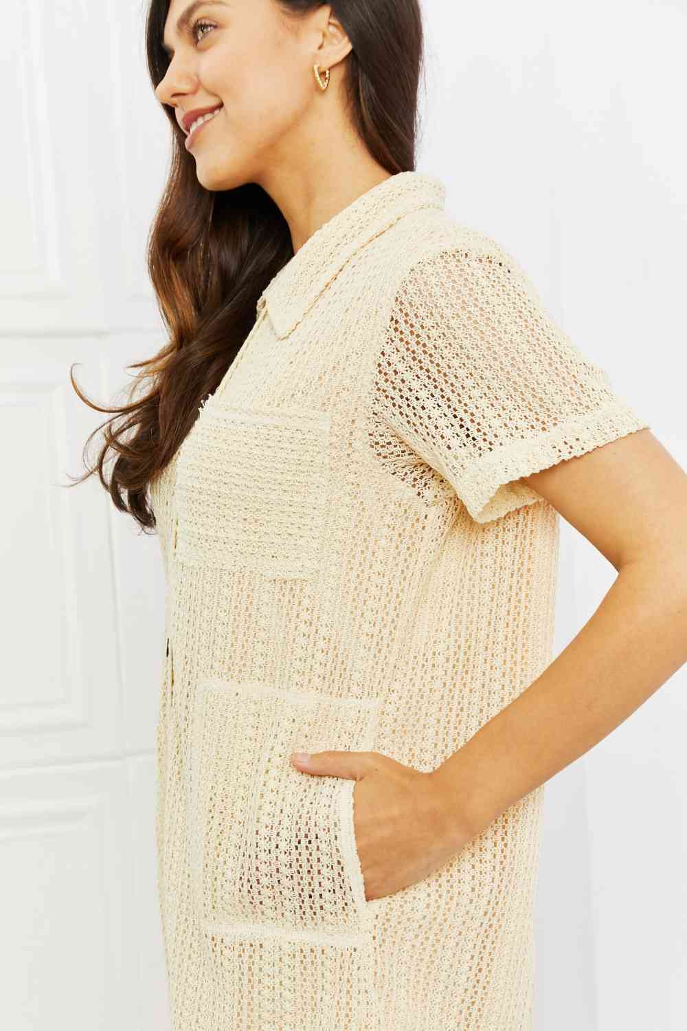 HEYSON Ready For The Day Crochet Romper (L-3x)