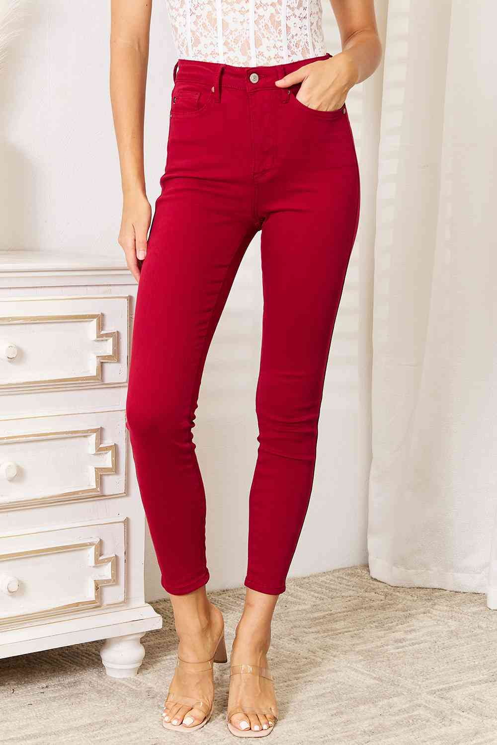 Judy Blue High Waist Tummy Control Skinny Jeans (1, 3, 18w, 20w, 22w or 24w)