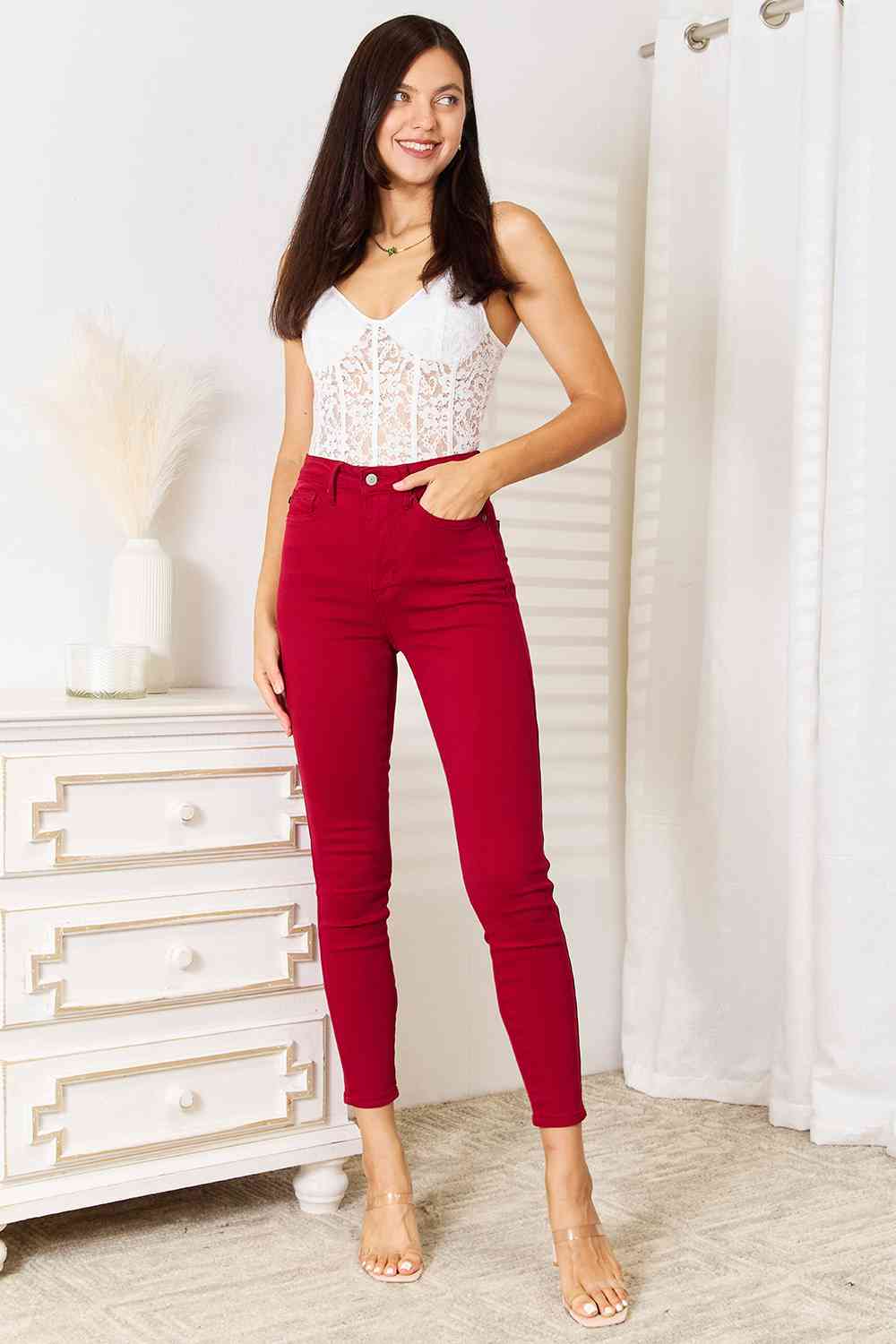 Judy Blue High Waist Tummy Control Skinny Jeans (1, 3, 18w, 20w, 22w or 24w)