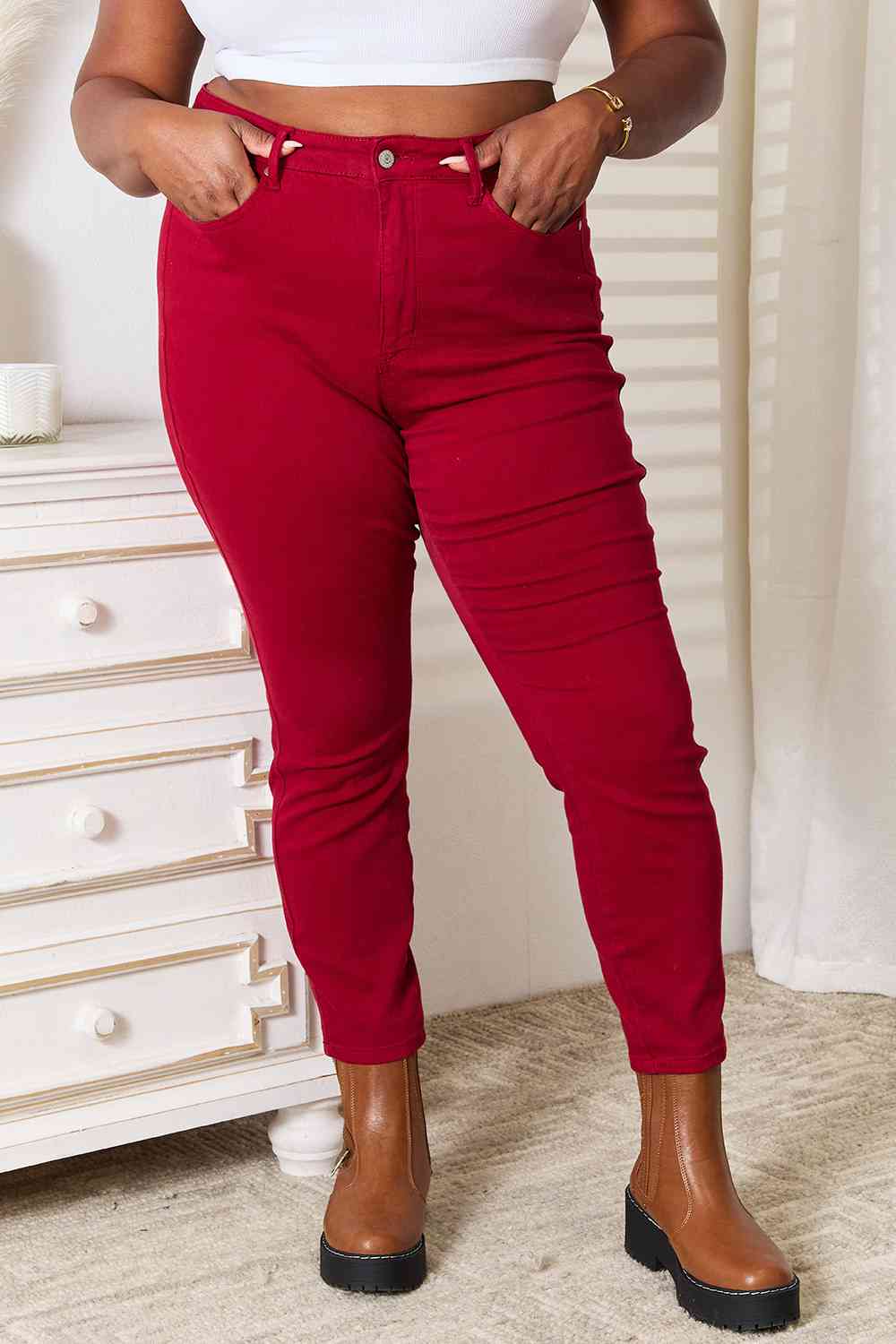 Judy Blue High Waist Tummy Control Skinny Jeans (1, 3, 18w, 20w, 22w or 24w)