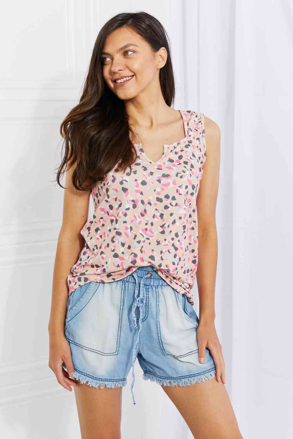 Heimish Printed Sleeveless Top (S, M or L)