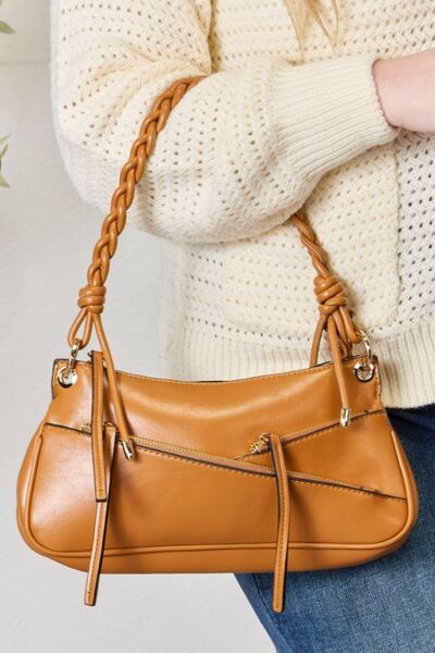 SHOMICO Braided Strap Shoulder Bag (Color Options)