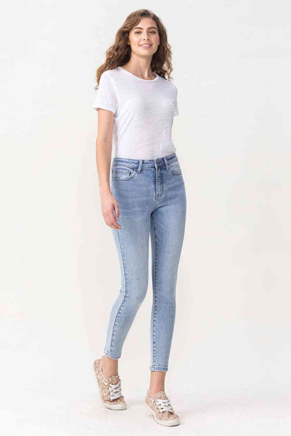 Lovervet Talia High Rise Crop Skinny Jeans (28-22w)