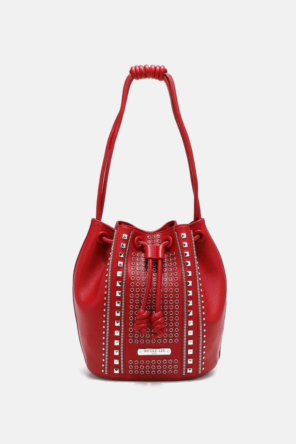 Nicole Lee USA Amy Studded Bucket Bag (Color Options)