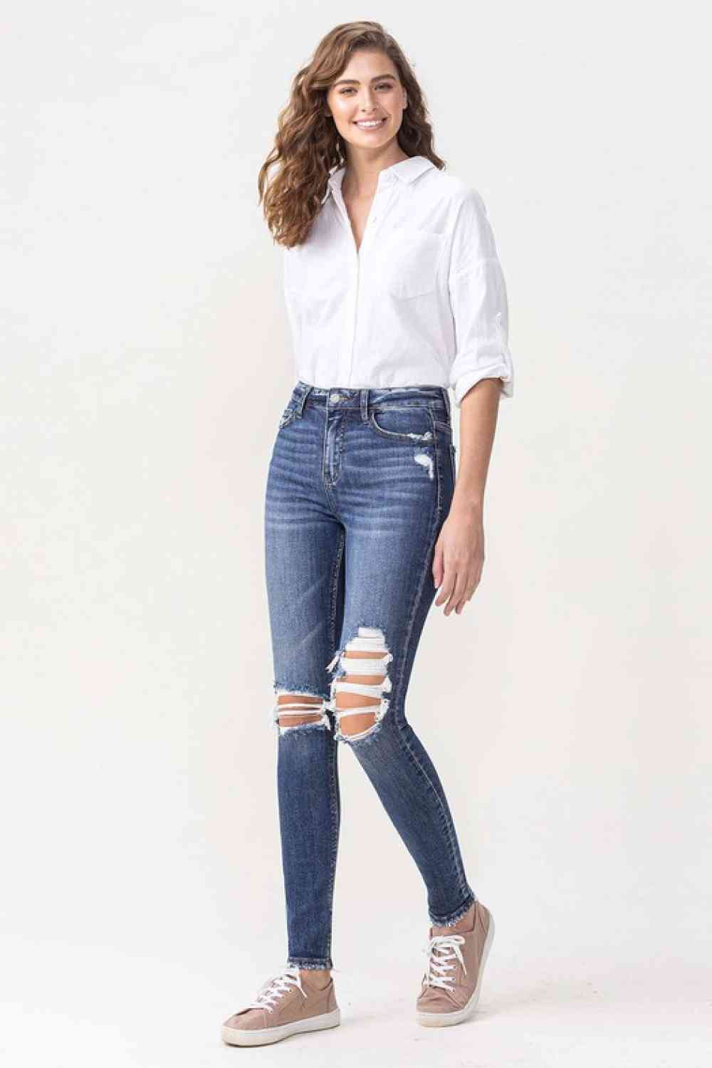 Lovervet Hayden High Rise Skinny Jeans (27-22w)