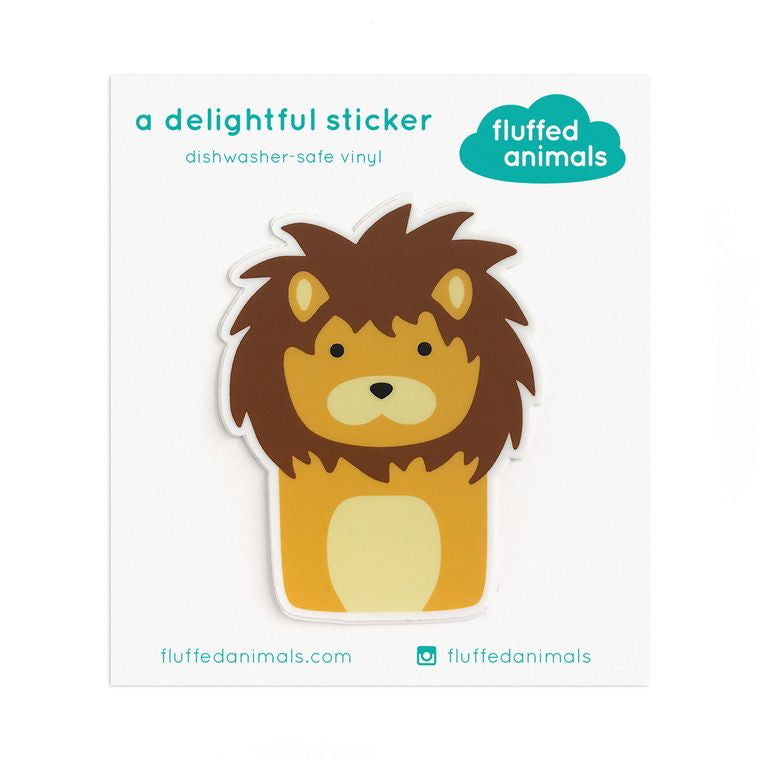 Lion Sticker by Fluffed Animals